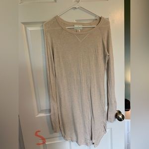 Long sleeve sweater dress